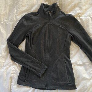 GapFit Heather Gray Zip Up Jacket